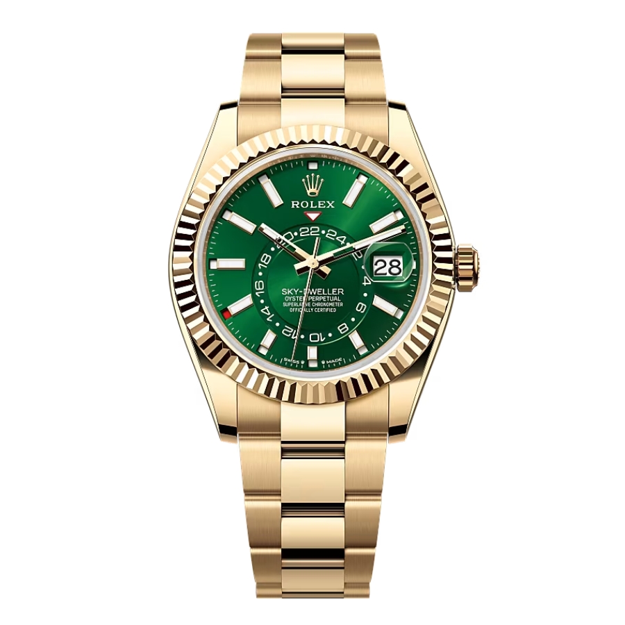 Rolex Sky-Dweller 42 336938 Mặt Số Xanh Lá 336938-0007