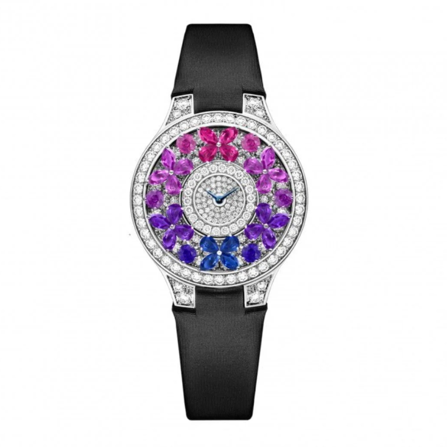 Graff Butterfly Rainbow Motif White Gold 33mm