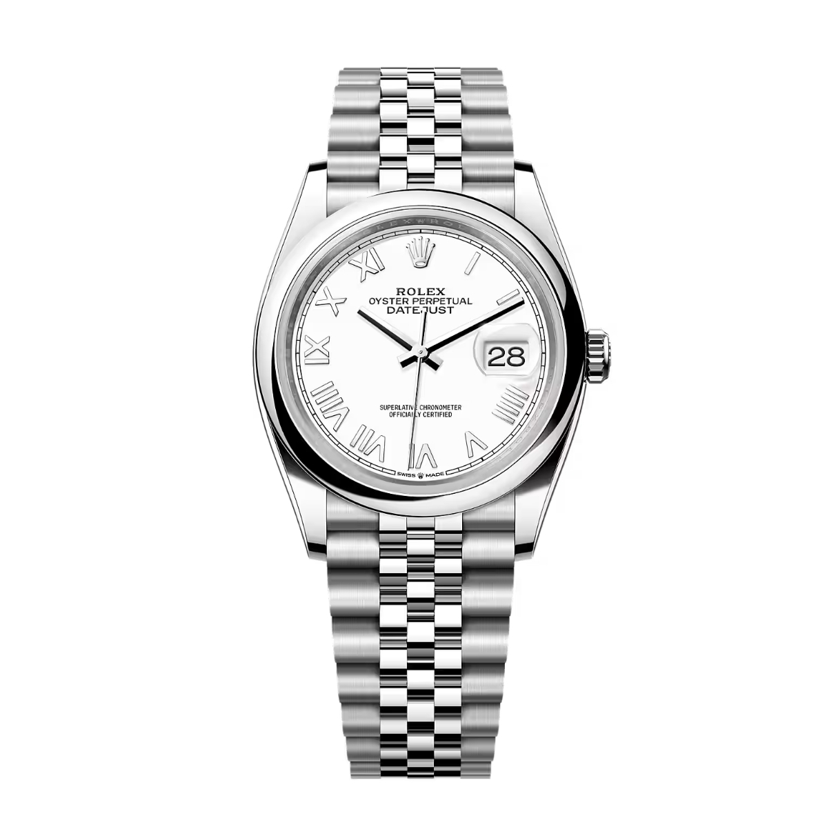 Đồng Hồ Rolex Datejust 36 126200 Mặt Số Trắng 126200-0027