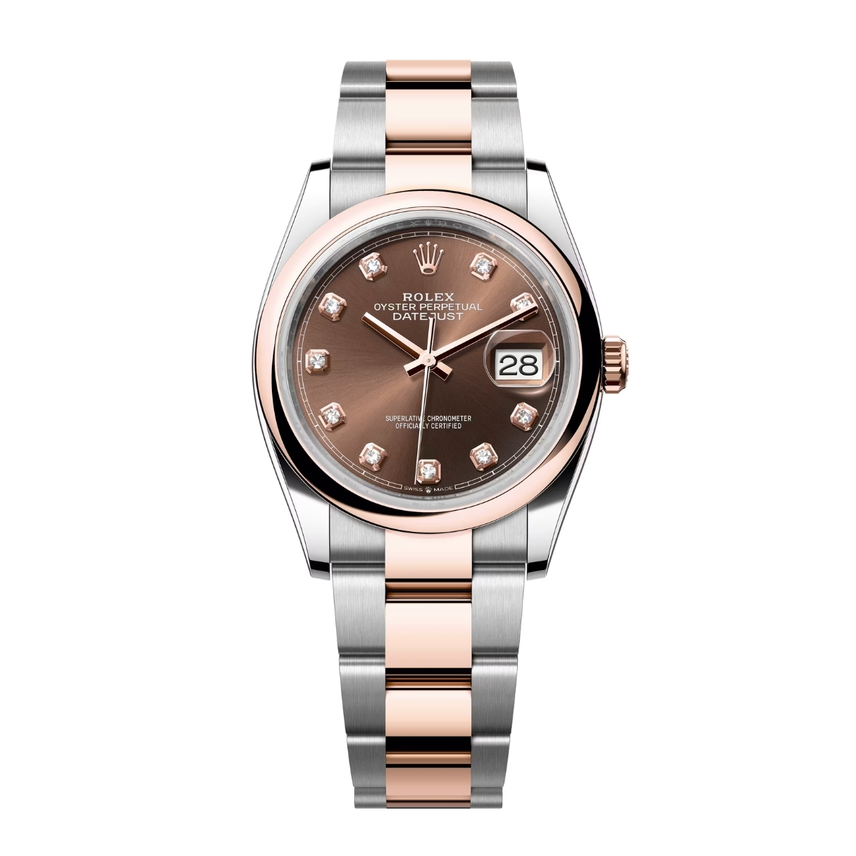 Đồng Hồ Rolex Datejust 36 126201 Mặt Số Chocolate 126201-0054