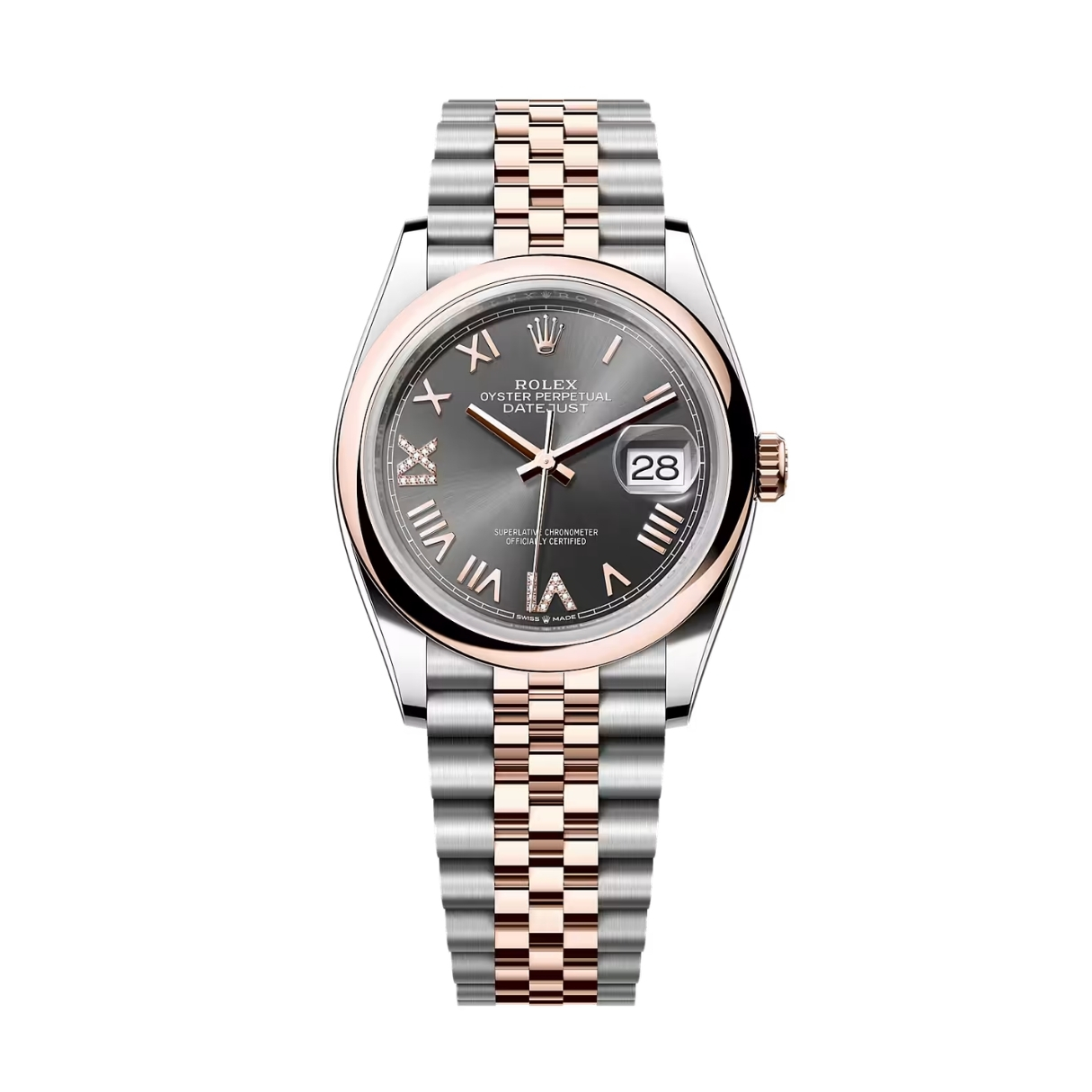 Đồng Hồ Rolex Datejust 36 126201 Mặt Số Slate 126201-0047