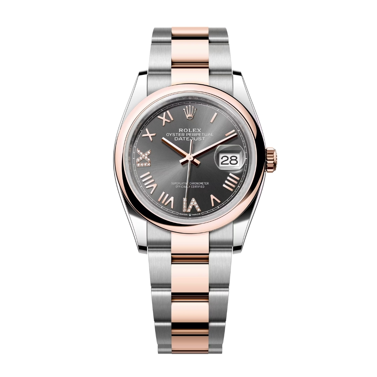 Rolex Datejust 36 126201 Mặt Số Xám Slate 126201-0048