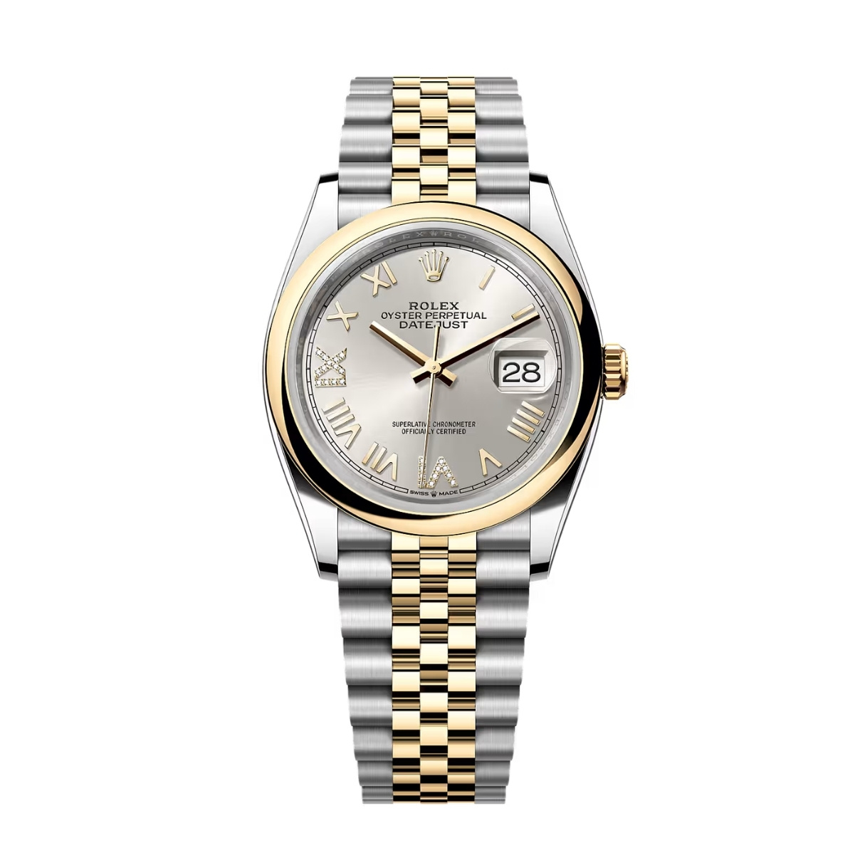 Đồng Hồ Rolex Datejust 36 126203 Mặt Số Bạc 126203-0051