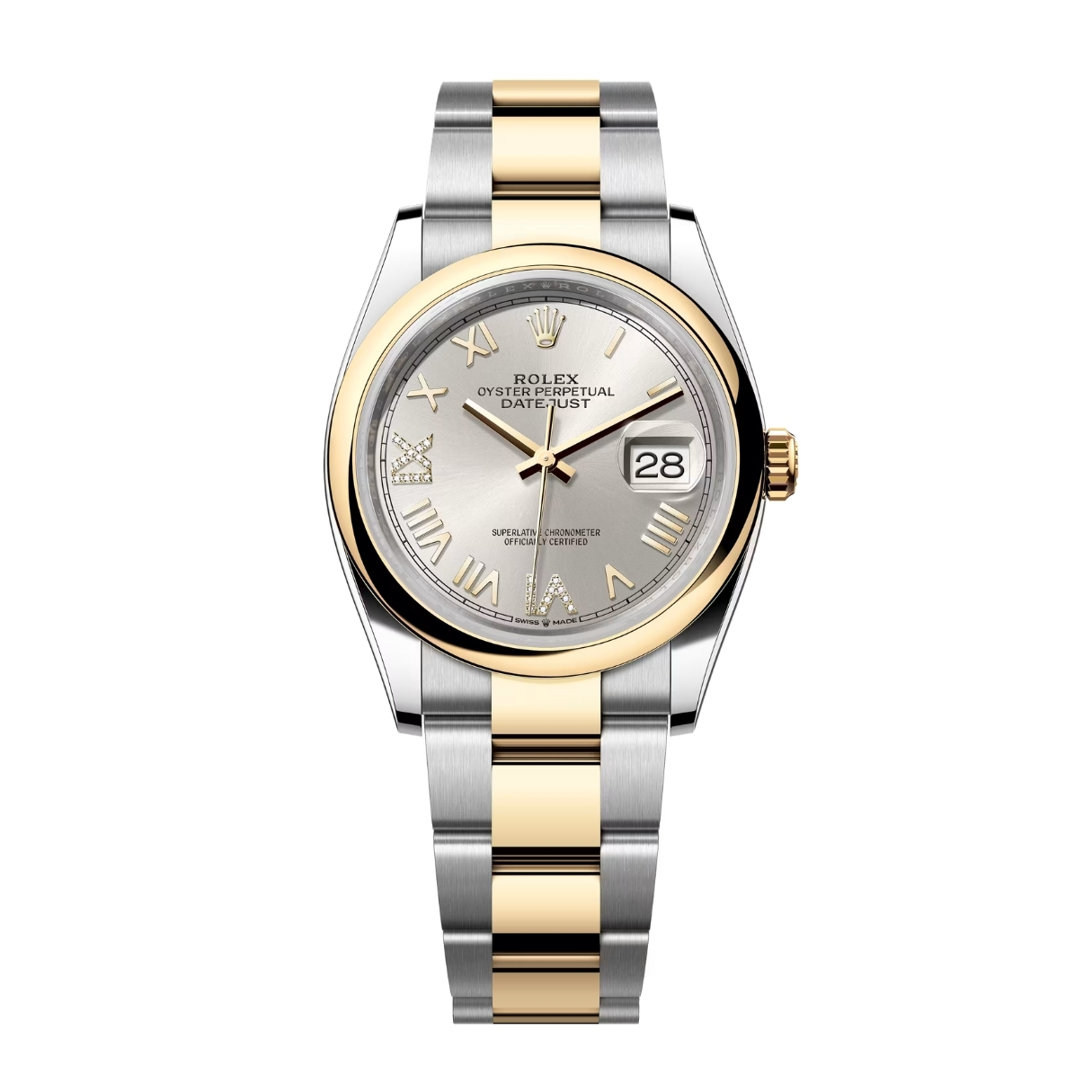 Rolex Datejust 36 126203 Mặt Số Bạc 126203-0052