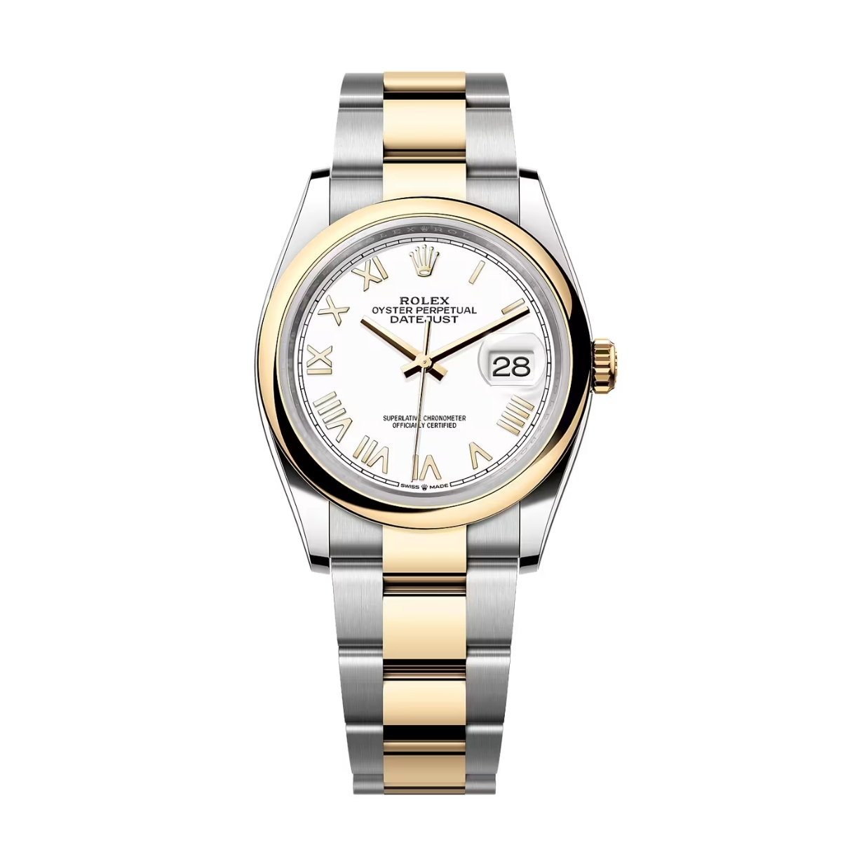 Đồng Hồ Rolex Datejust 36 126203 Mặt Số Trắng 126203-0048