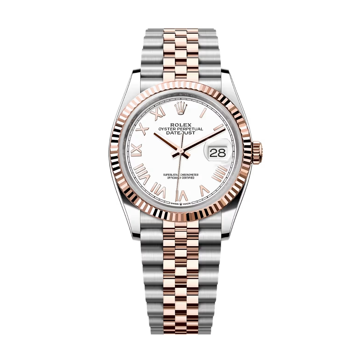 Đồng Hồ Rolex Datejust 36 126231 Mặt Số Trắng 126231-0045
