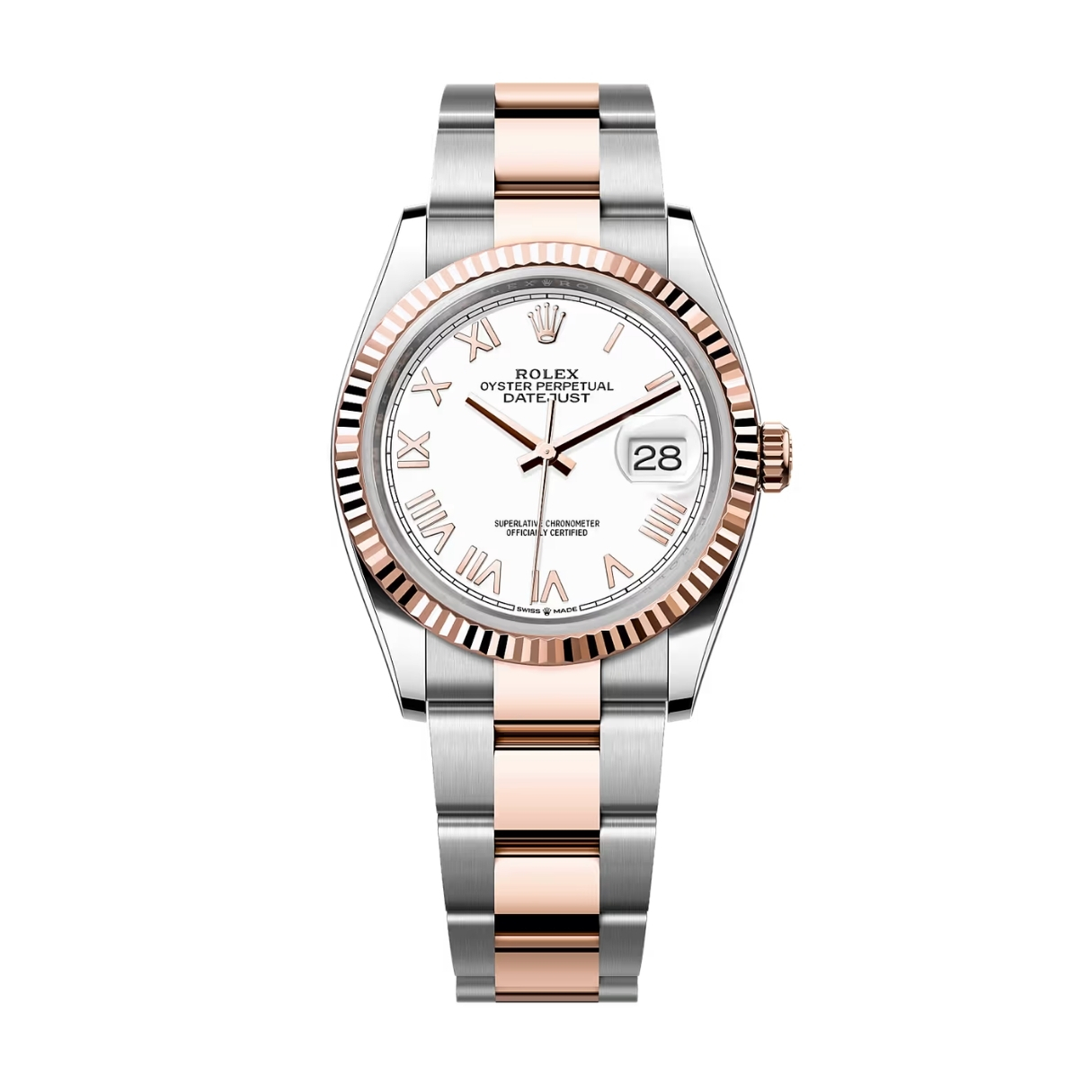 Đồng Hồ Rolex Datejust 36 126231 Mặt Số Trắng 126231-0046