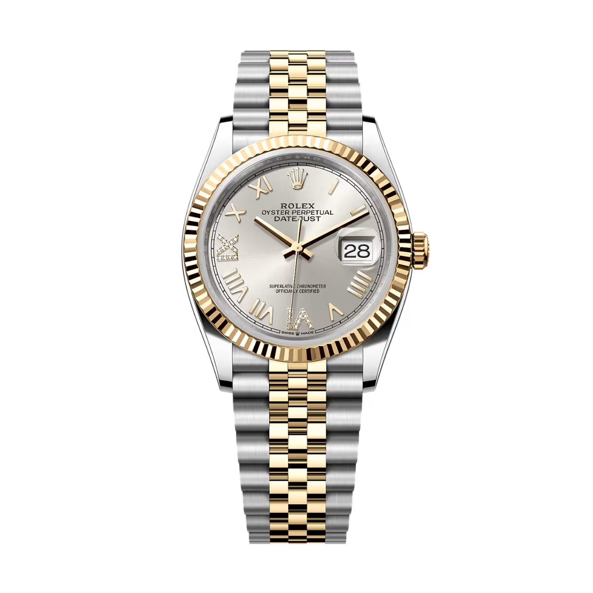 Rolex Datejust 36 126233 Mặt Số Bạc 126233-0051