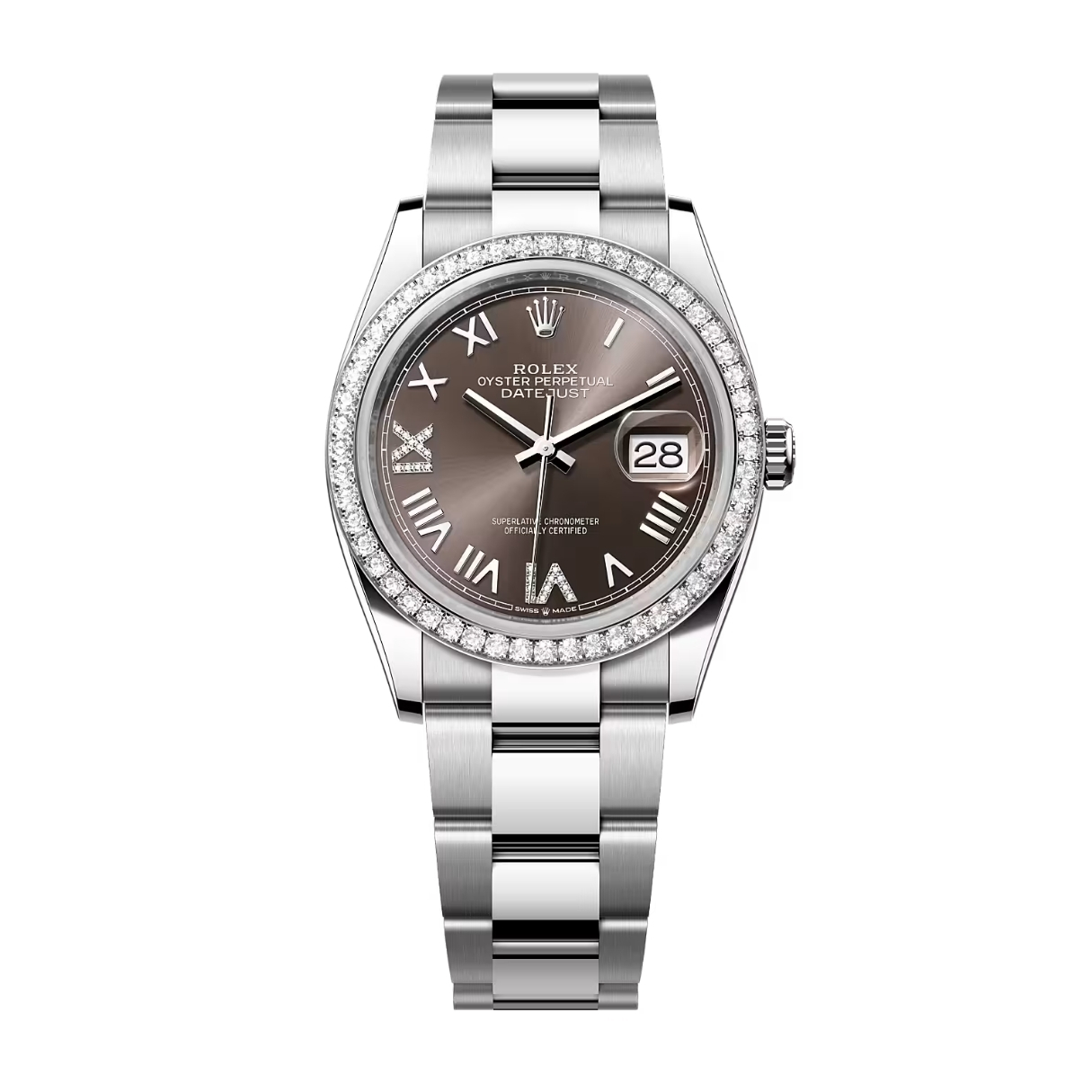 Rolex Datejust 36 126284RBR Mặt Số Xám 126284RBR-0064