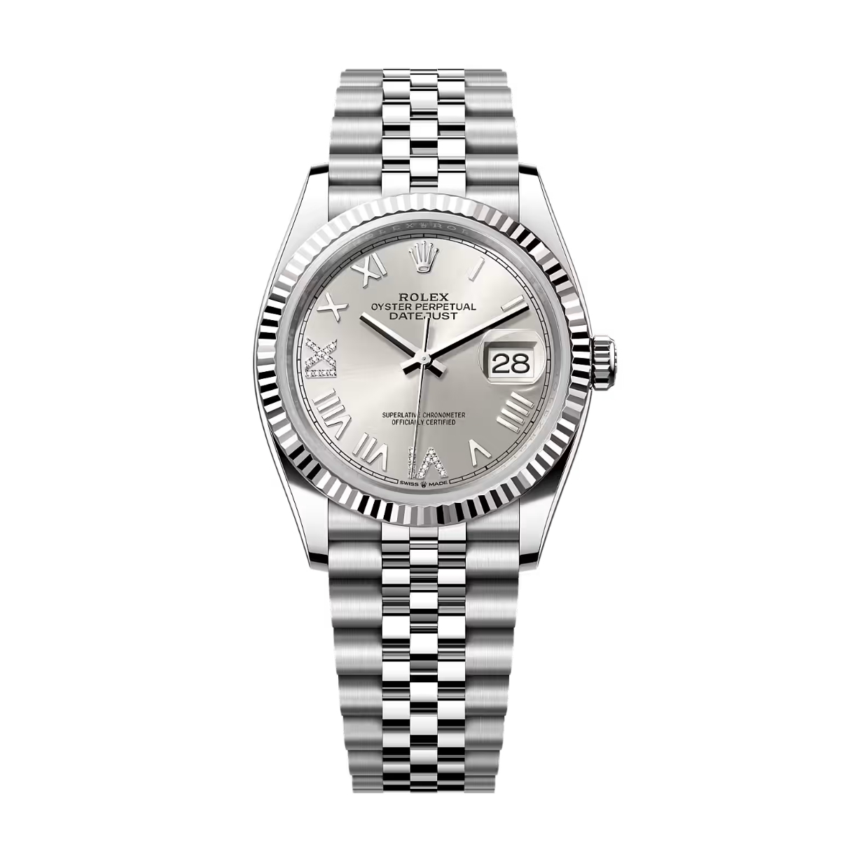 Đồng Hồ Rolex Datejust 36 126234 Mặt Số Bạc 126234-0067