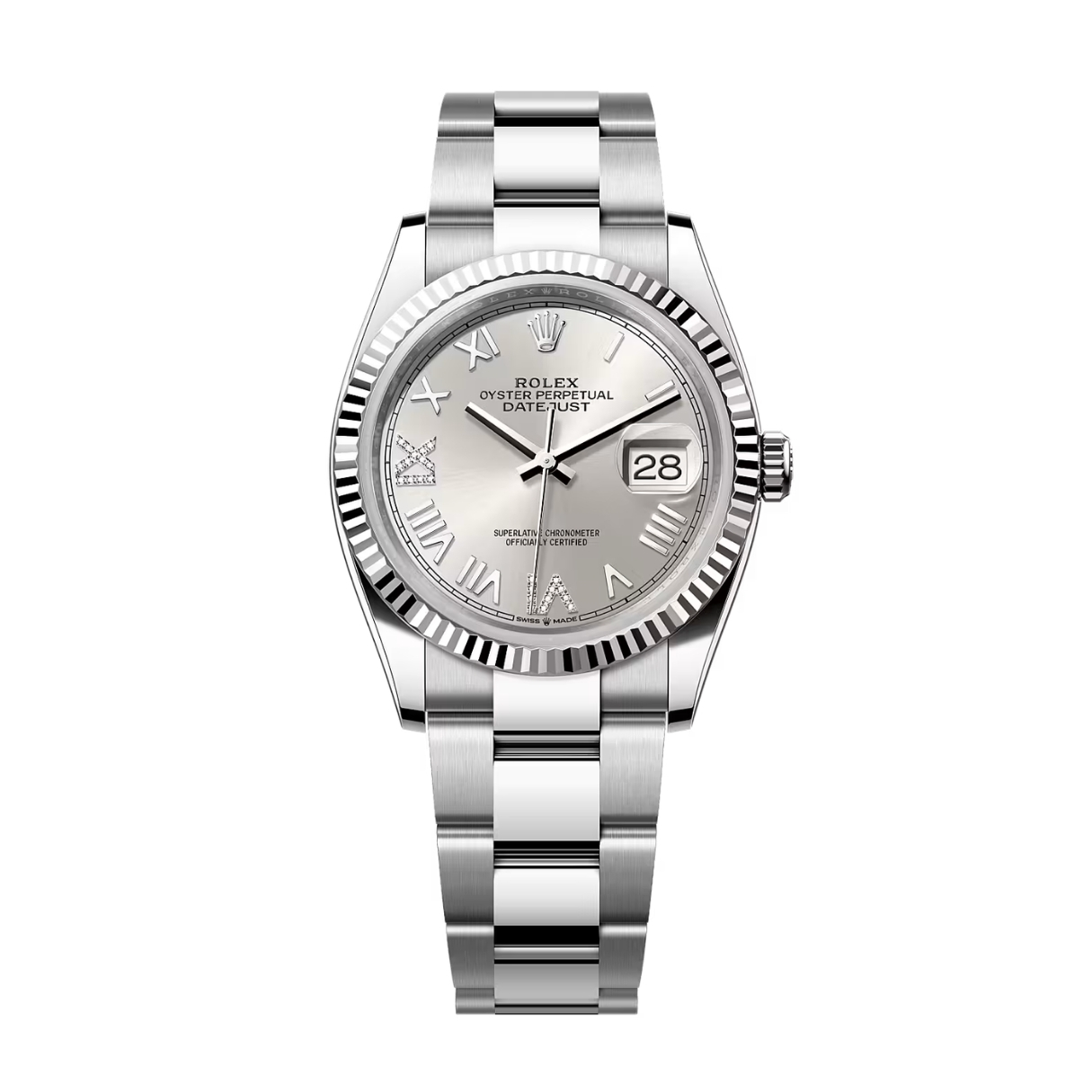 Đồng Hồ Rolex Datejust 36 126234 Mặt Số Bạc 126234-0068