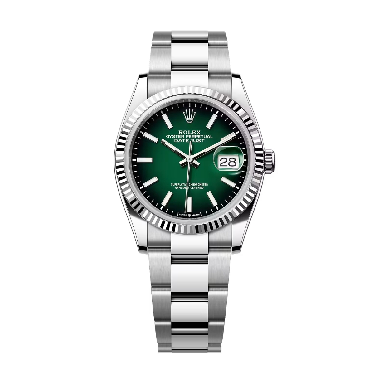 Đồng Hồ Rolex Datejust 36 126234 Mặt Số Greeb Ombré 126234-0060