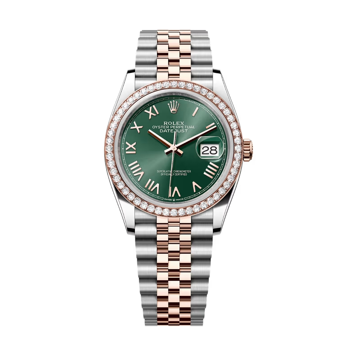 Rolex Datejust 36 126281RBR Mặt Số Mint Green 126281RBR-0039