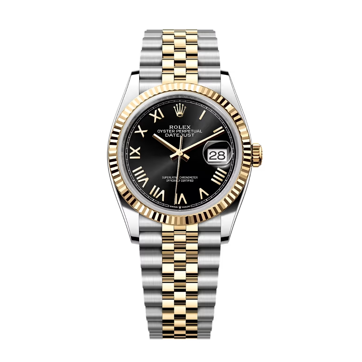 Rolex Datejust 36 126233 Mặt Số Đen 126233-0055
