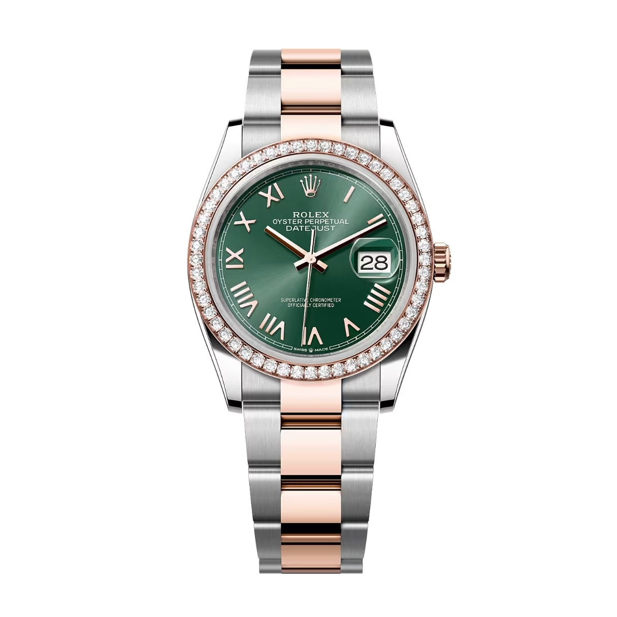 Đồng Hồ Rolex Datejust 36 126281RBR Mặt Số Mint Green 126281RBR-0040