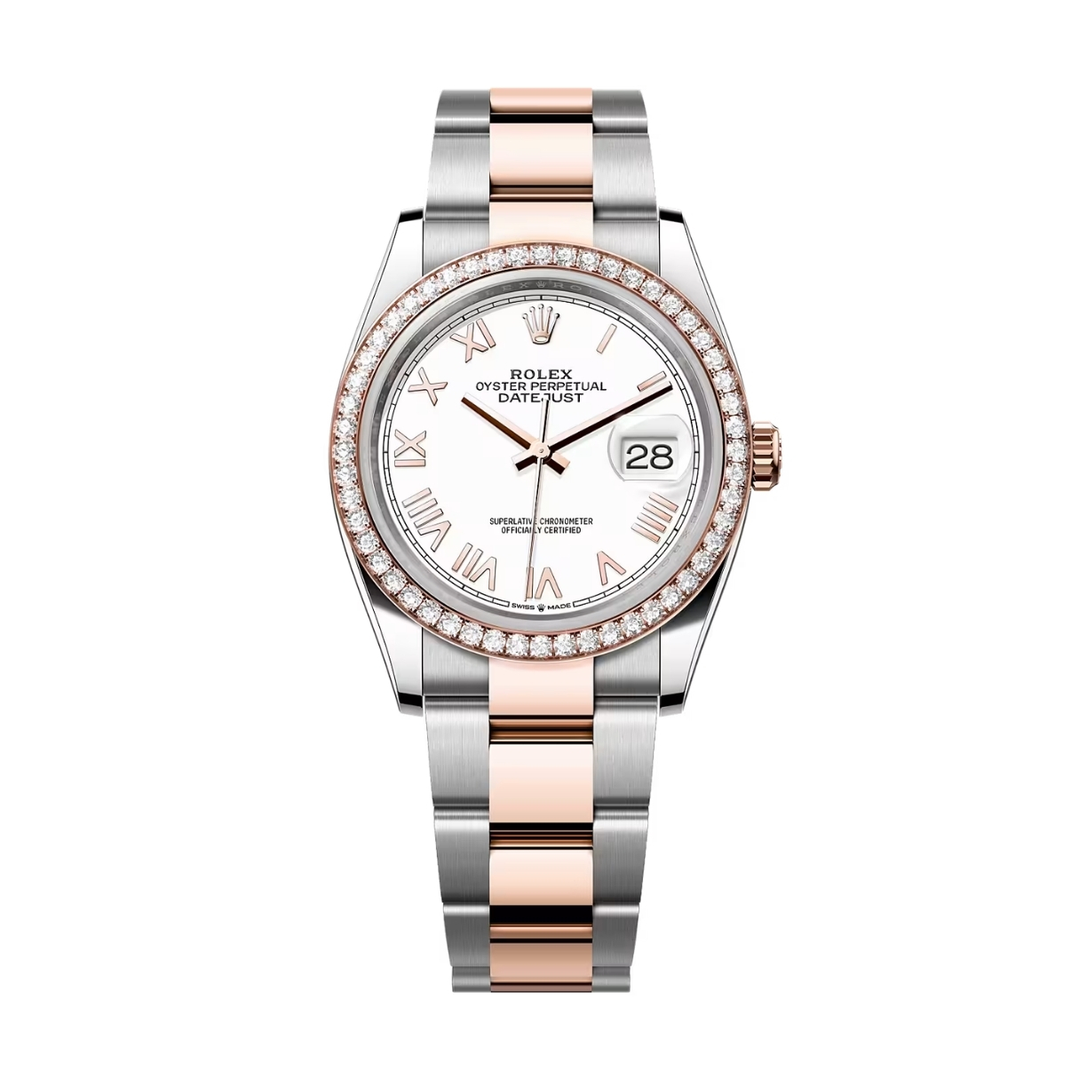 Đồng Hồ Rolex Datejust 36 126281RBR Mặt Số Trắng 126281RBR-0034