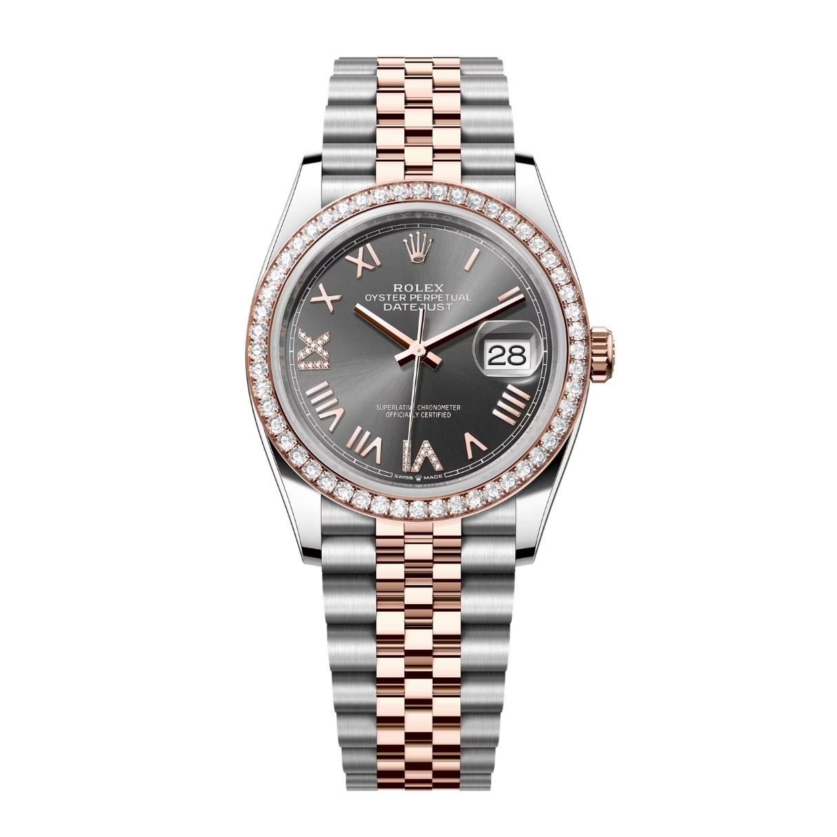Rolex Datejust 36 126281RBR Mặt Số Xám Slate 126281RBR-0035