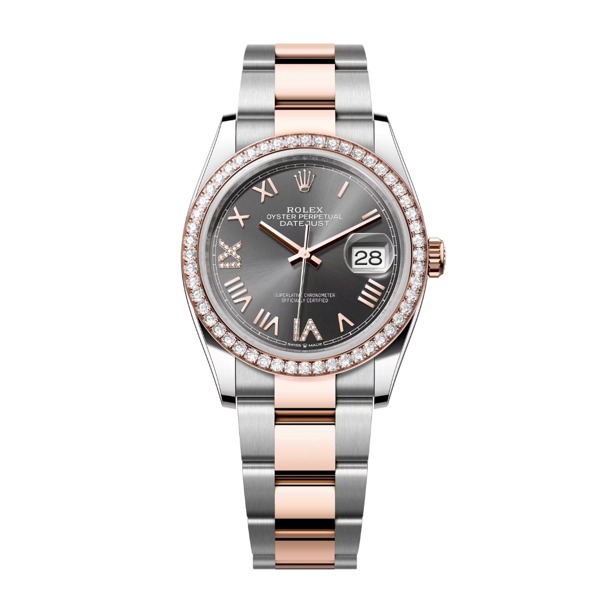 Rolex Datejust 36 126281RBR Mặt Số Xám Slate 126281RBR-0036