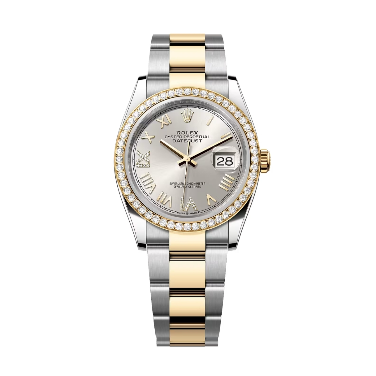 Đồng Hồ Rolex Datejust 36 126283RBR Mặt Số Green Olive 126283RBR-0039