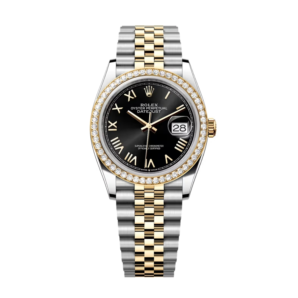 Đồng Hồ Rolex Datejust 36 126283RBR Mặt Số Đen 126283RBR-0041