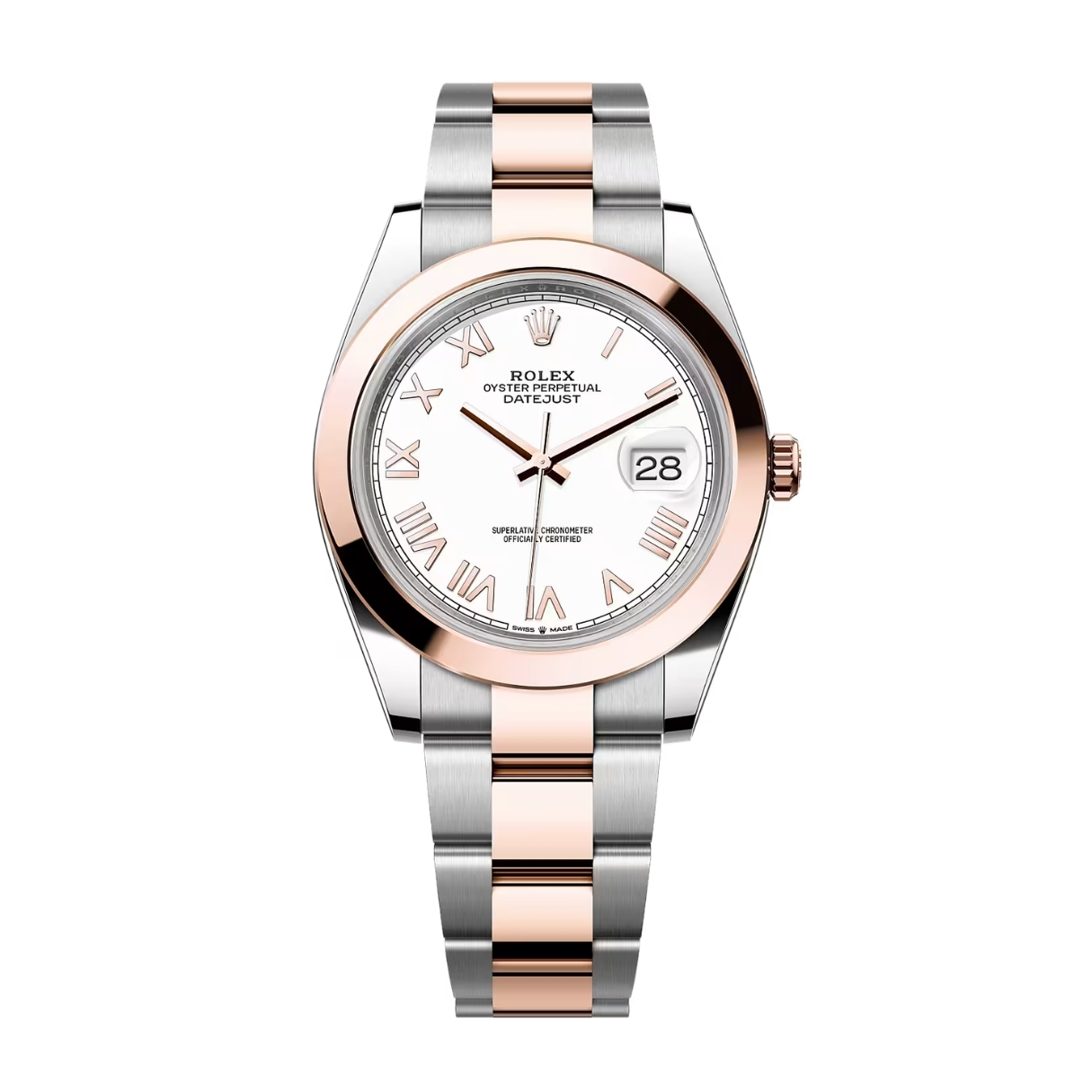 Đồng Hồ Rolex Datejust 41 126301 Mặt Số Trắng 126301-0025