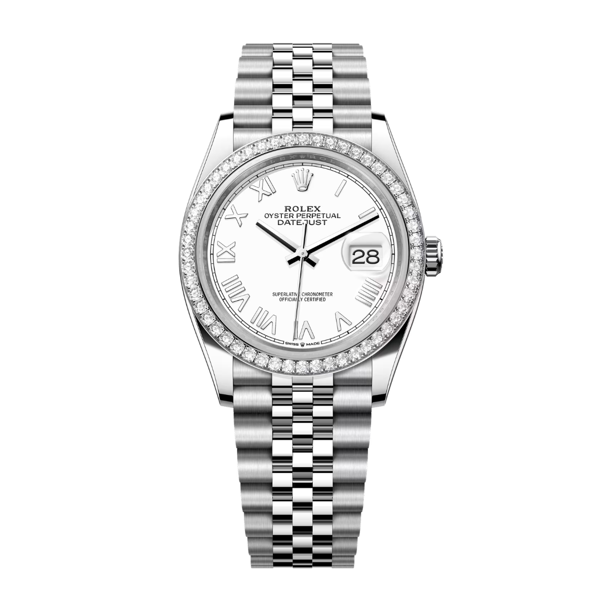 Rolex Datejust 36 126284RBR Mặt Số Trắng 126284RBR-0053