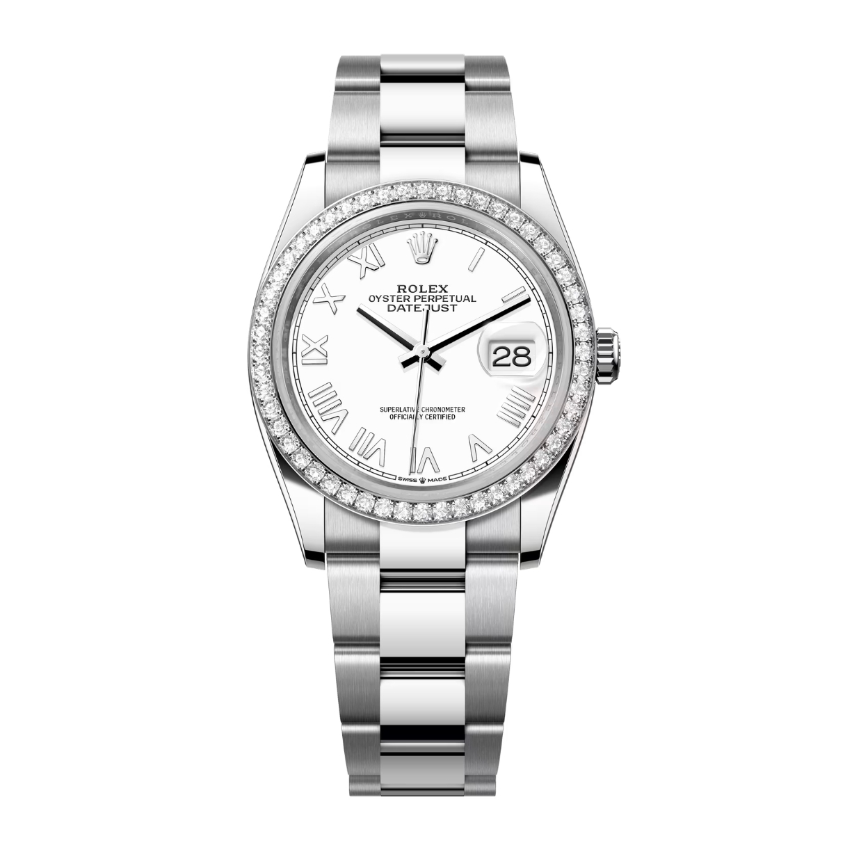 Rolex Datejust 36 126284RBR Mặt Số Trắng 126284RBR-0054