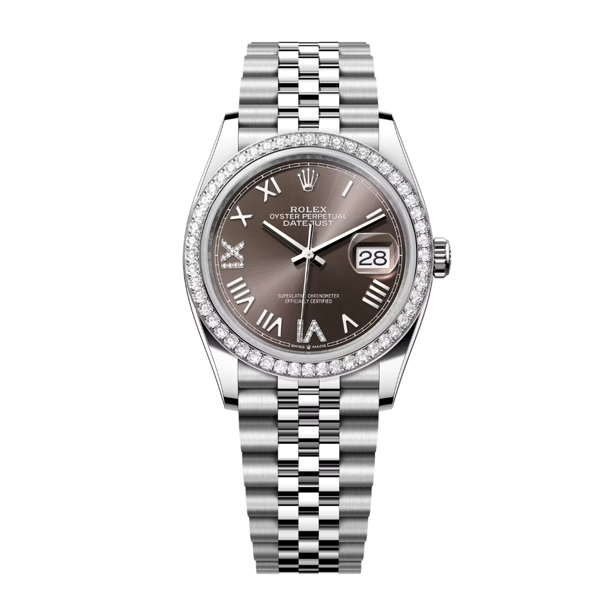 Rolex Datejust 36 126284RBR Mặt Số Xám 126284RBR-0063