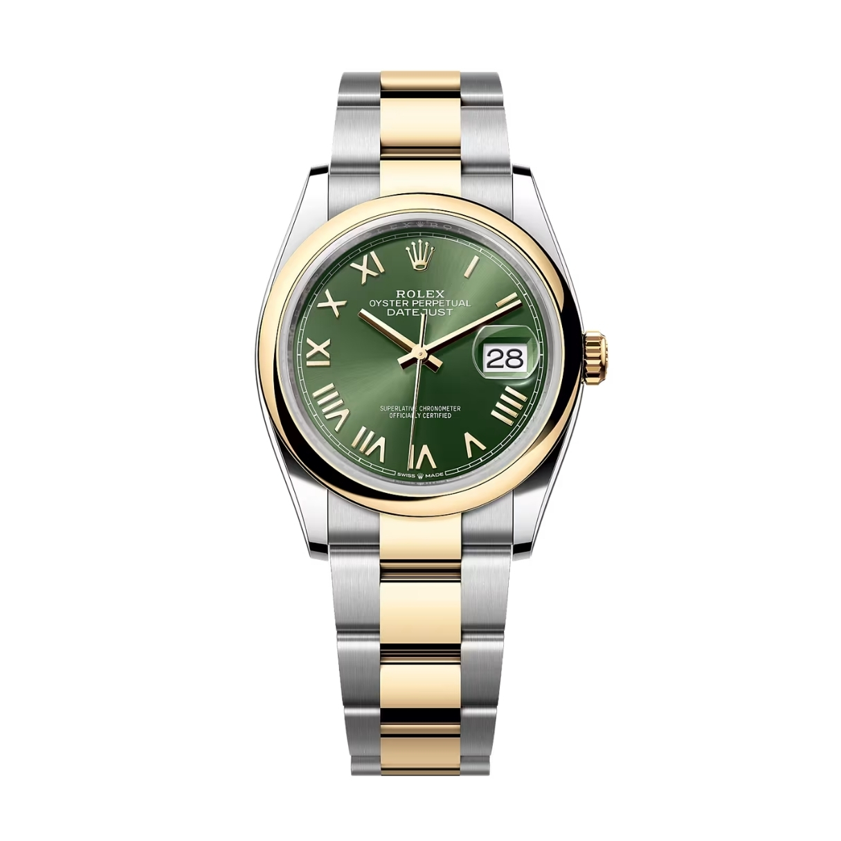 Rolex Datejust 36 126333 Mặt Số Green Olive 126203-0054