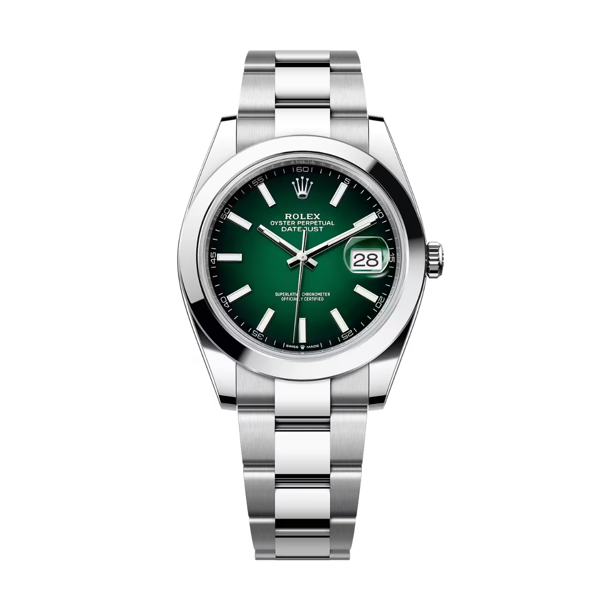 Rolex Datejust 41 126300 Mặt Số Green Ombré 126300-0025