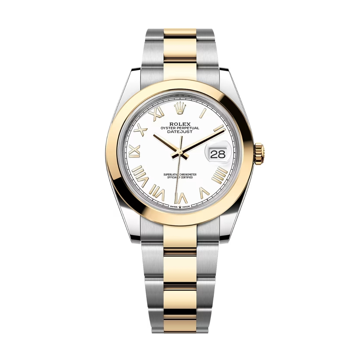 Đồng Hồ Rolex Datejust 41 126303 Mặt Số Trắng 126303-0025