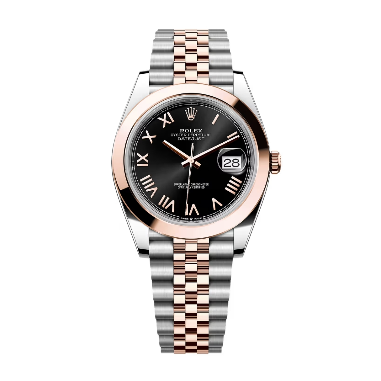 Đồng Hồ Rolex Datejust 41 126301 Mặt Số Đen 126301-0024