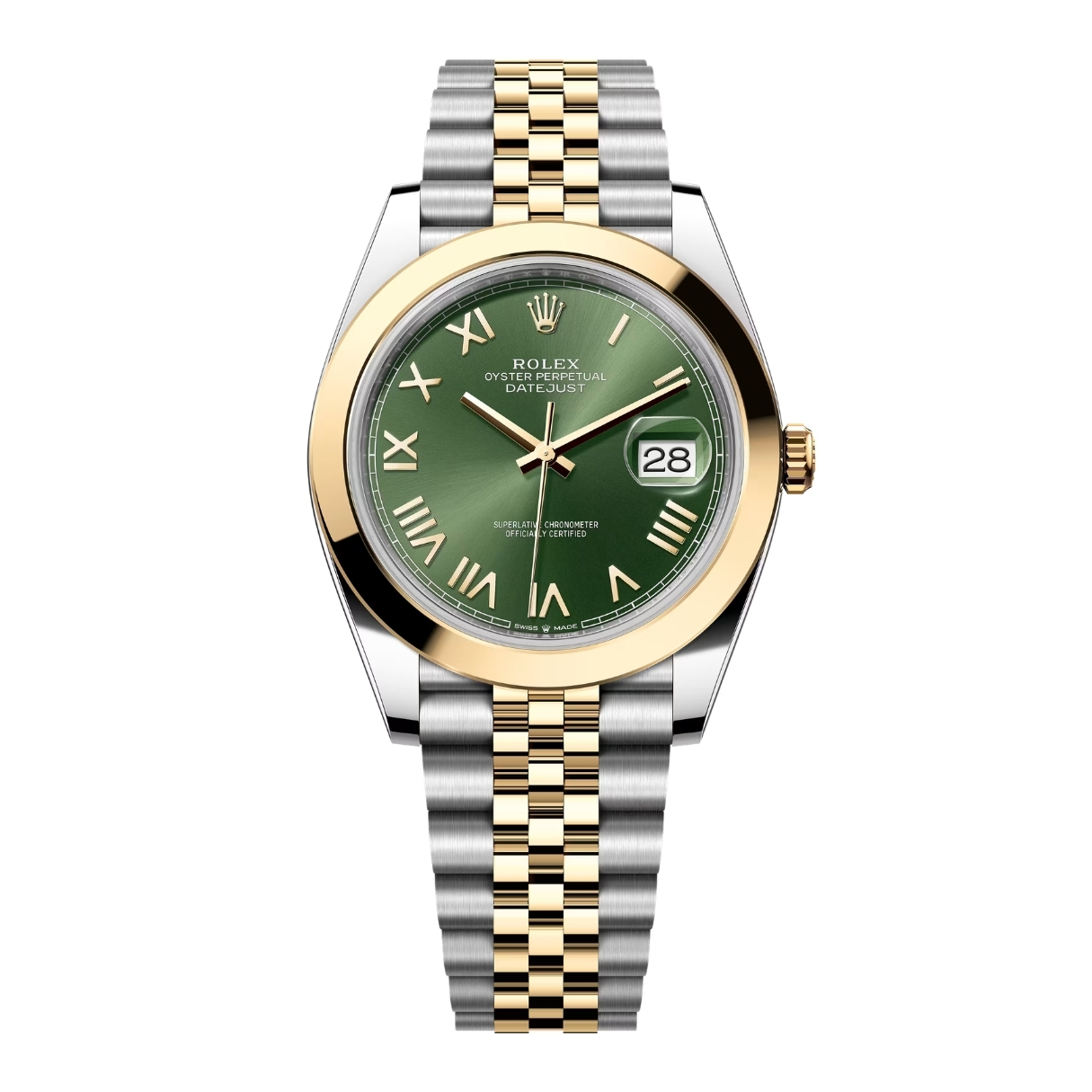 Đồng Hồ Rolex Datejust 41 126303 Mặt Số Green Olive 126303-0024