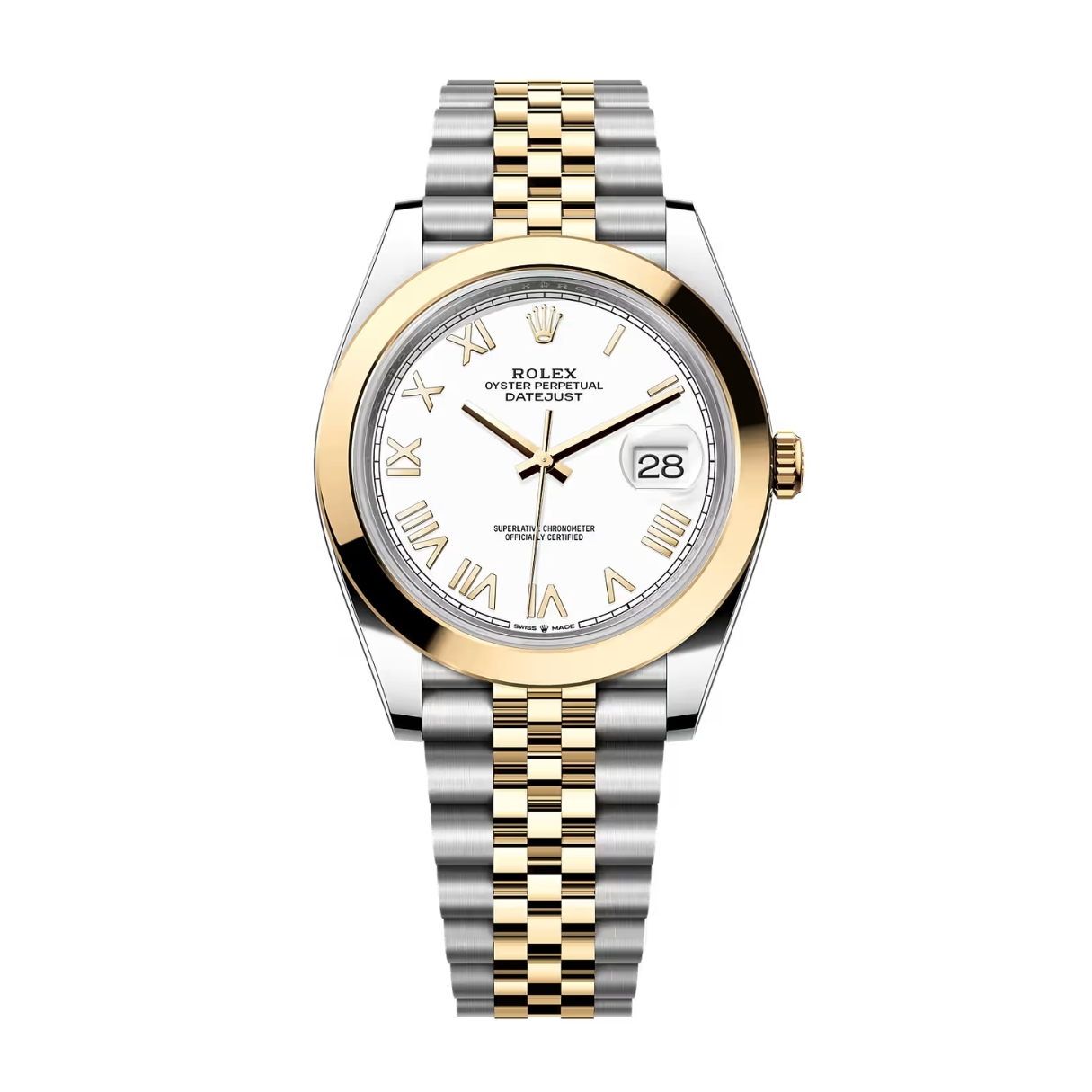 Đồng Hồ Rolex Datejust 41 126303 Mặt Số Trắng 126303-0026
