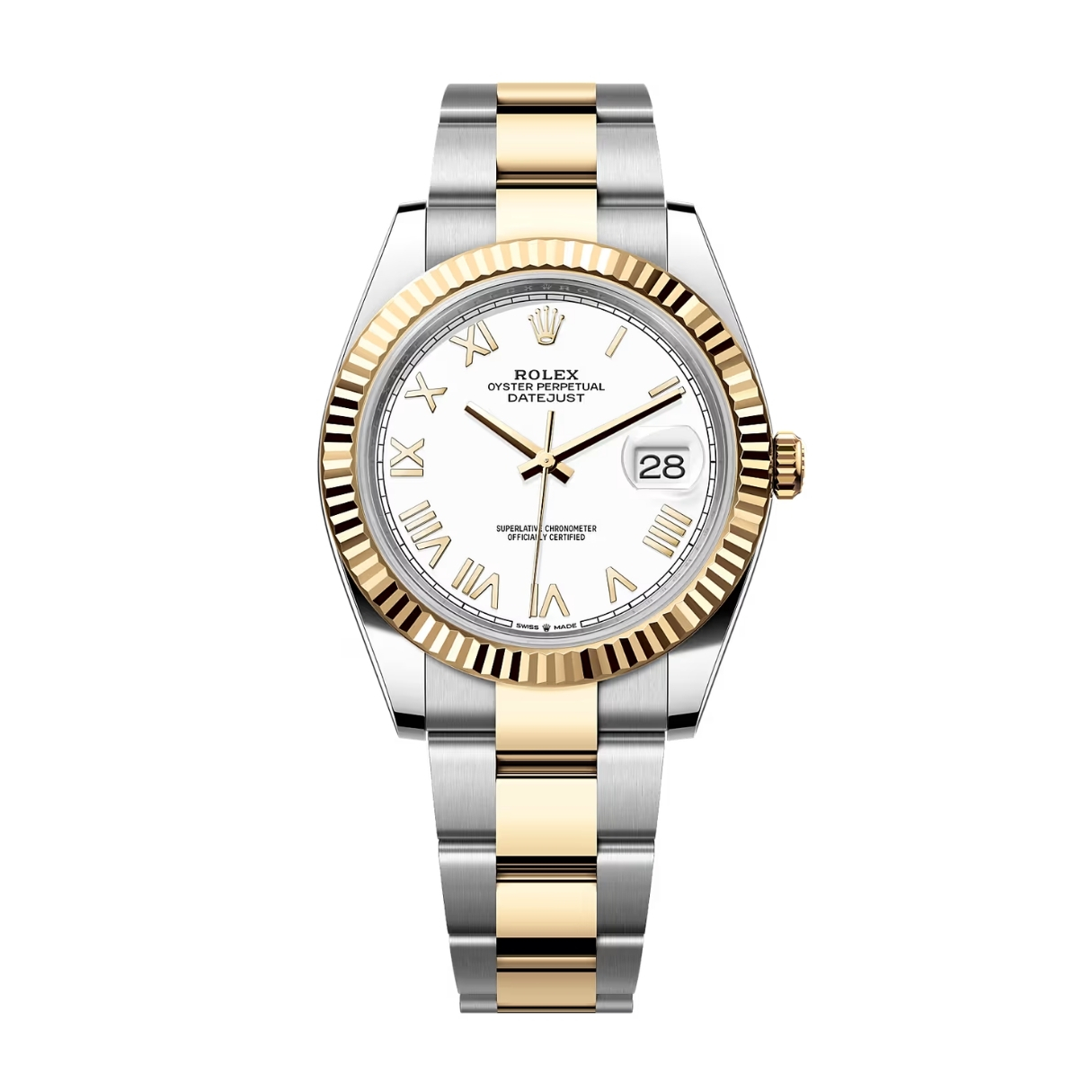 Đồng Hồ Rolex Datejust 41 126333 Mặt Số Trắng 126333-0025