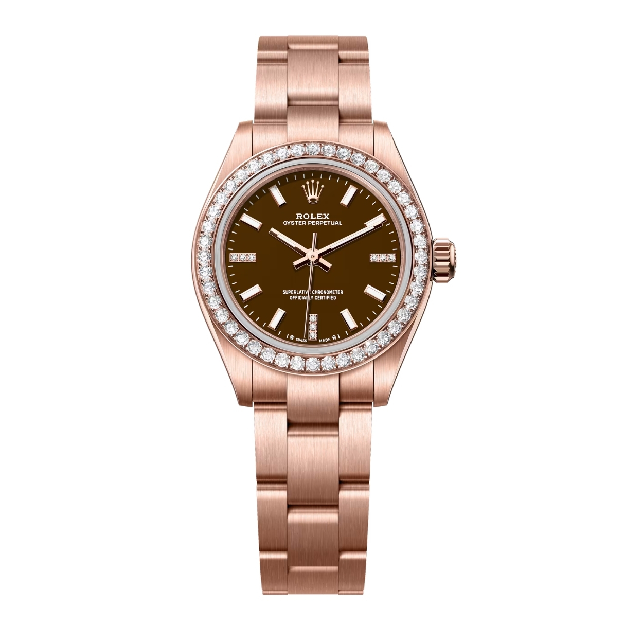 Rolex Oyster Perpetual 28 276245RBR Mặt Số Brown 276245RBR-0002