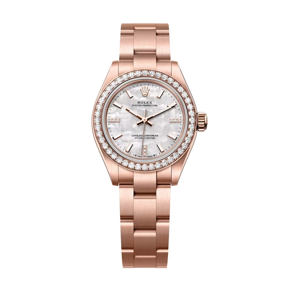 Rolex Oyster Perpetual 28 276245RBR Mặt Số Trắng 276245RBR-0001