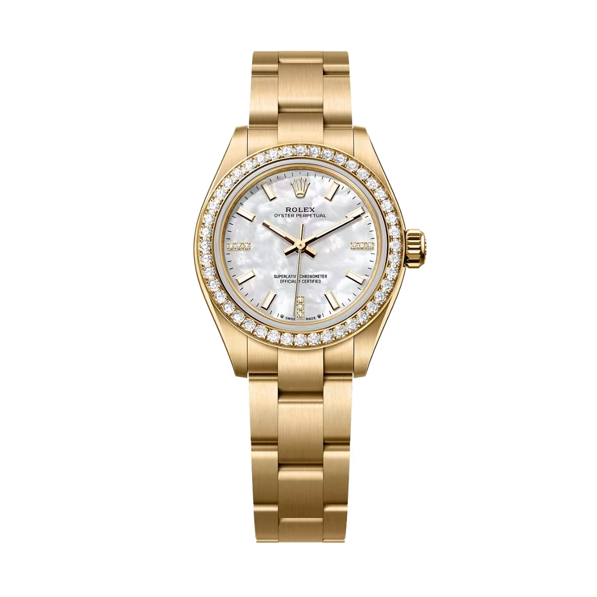 Rolex Oyster Perpetual 28 276248RBR Mặt Số Trắng 276248RBR-0002
