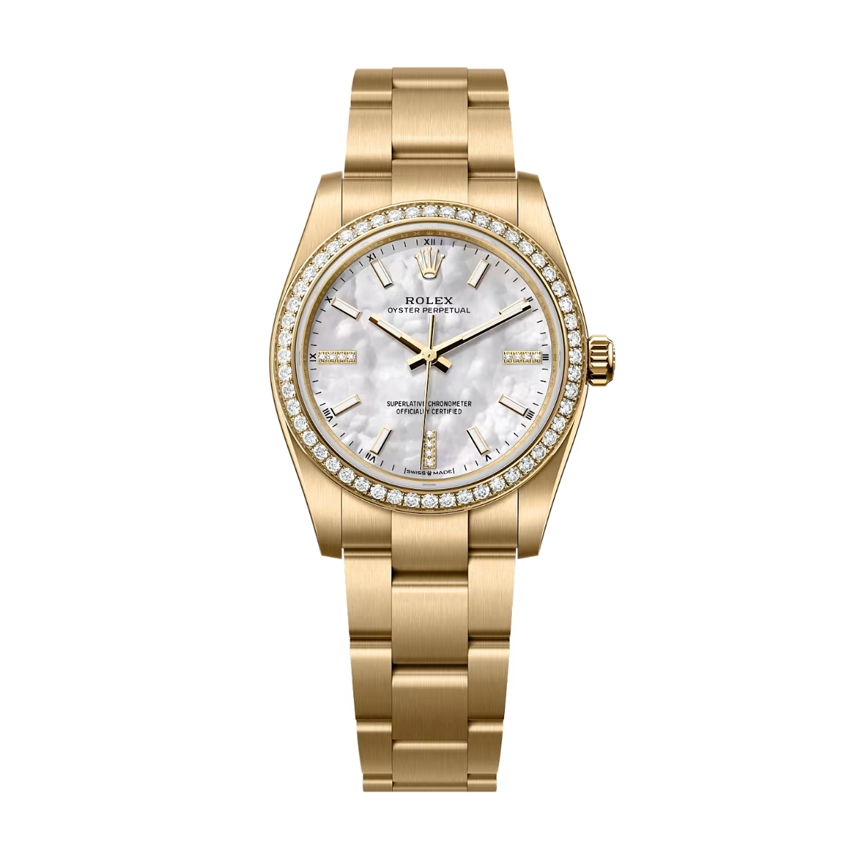 Rolex Oyster Perpetual 34 124248RBR Mặt Số Trắng 124248RBR-0001