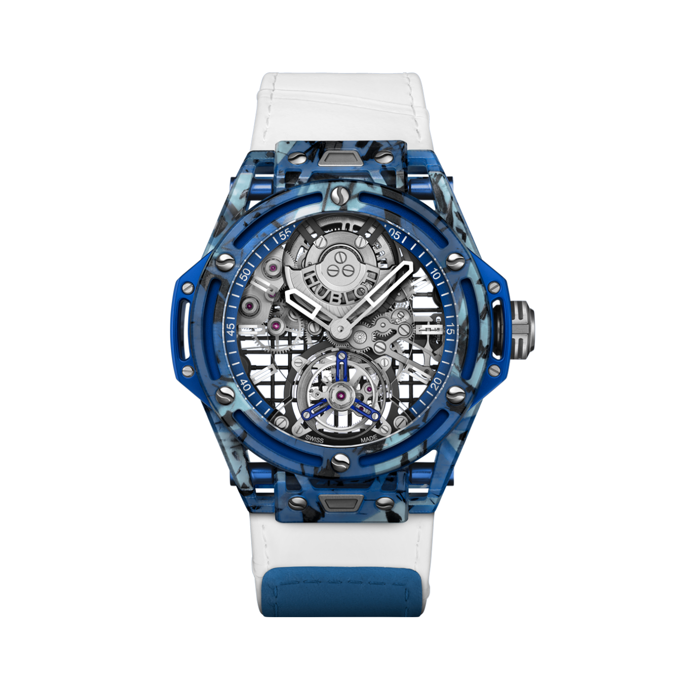 Đồng Hồ Hublot Big Bang Tourbillon Novak Djokovic Goat Edition Blue 44mm 429.QKB.0120.NR.DJO26