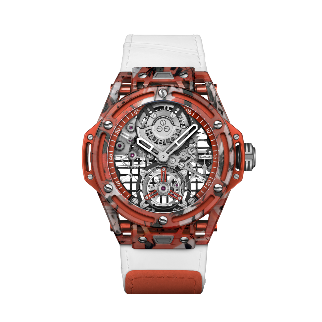 Đồng Hồ Hublot Big Bang Tourbillon Novak Djokovic Goat Edition Orange 44mm 429.QKO.0120.NR.DJO26
