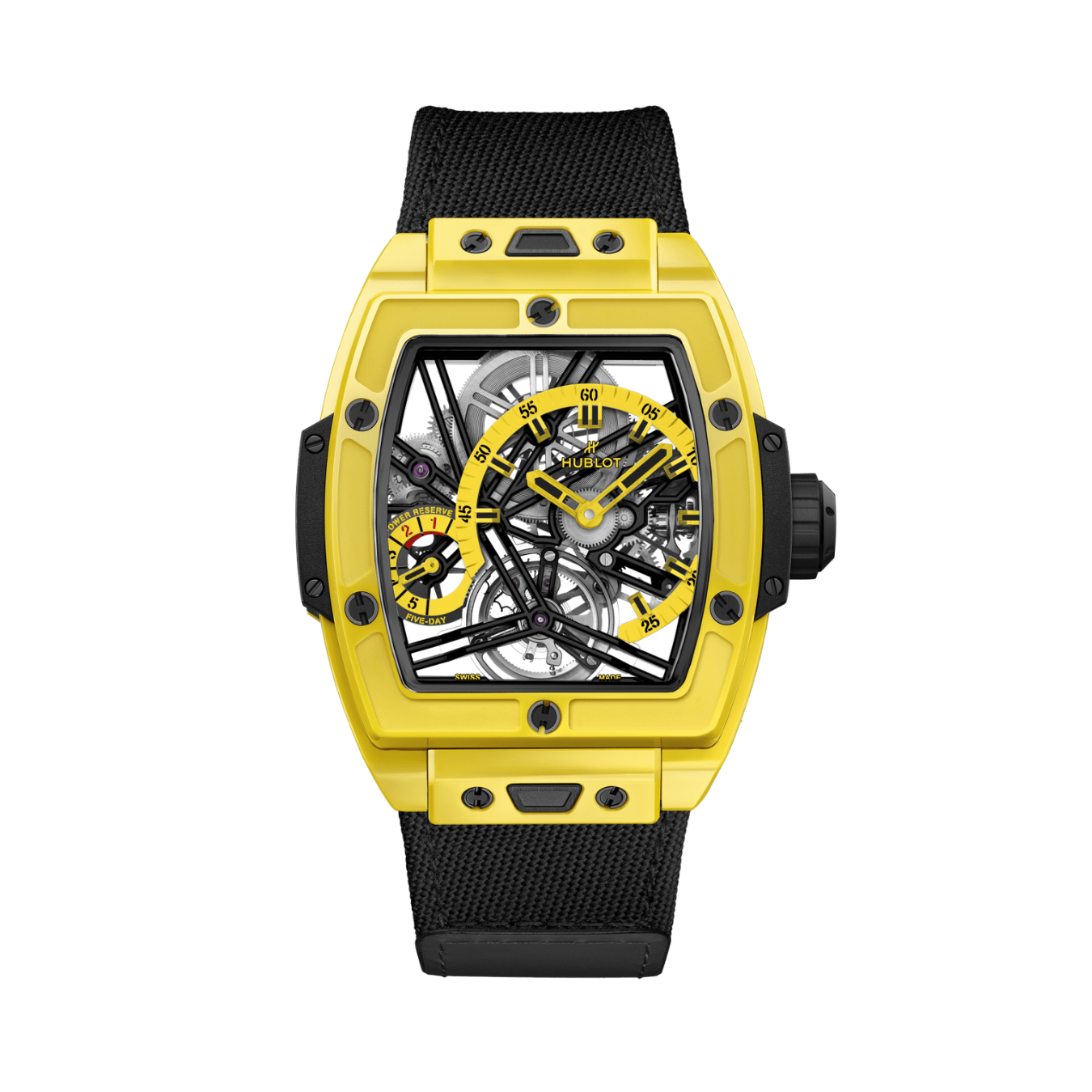 Đồng Hồ Hublot Spirit of Big Bang Tourbillon 5-Day Power Reserve Yellow Magic 42mm 645.CY.4723.NR