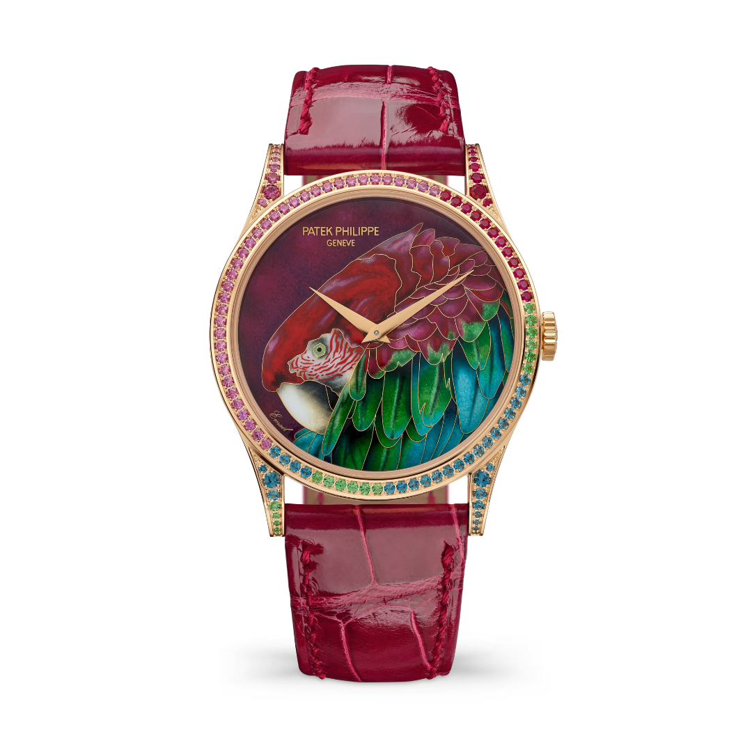 Đồng Hồ Patek Philippe Rare Handcrafts 5077/211R Green-Winged Macaw 5077-211R-001