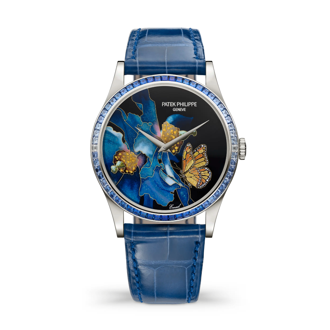 Đồng Hồ Patek Philippe Rare Handcrafts 5077/357G Blue Butterfly 5077-357G-001