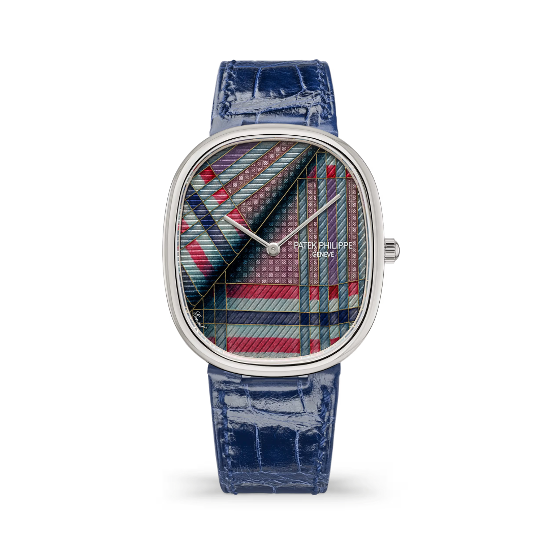 Đồng Hồ Patek Philippe Rare Handcrafts 5738/50G Blue Tartan 5738-50G-045