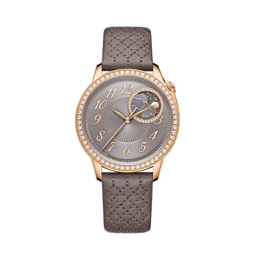 Đồng Hồ Vacheron Constantin Égérie Grey Moon Phase 8005F/000R-B958
