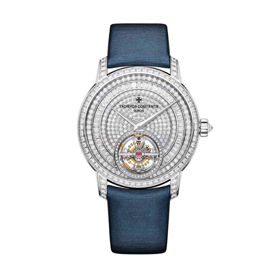 Đồng Hồ Vacheron Constantin Traditionnelle Tourbillon Jewellery 6025T/000G-B635
