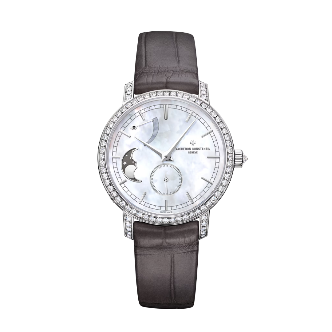Đồng Hồ Vacheron Constantin Traditionnelle White Moon Phase 83570/000G-9916