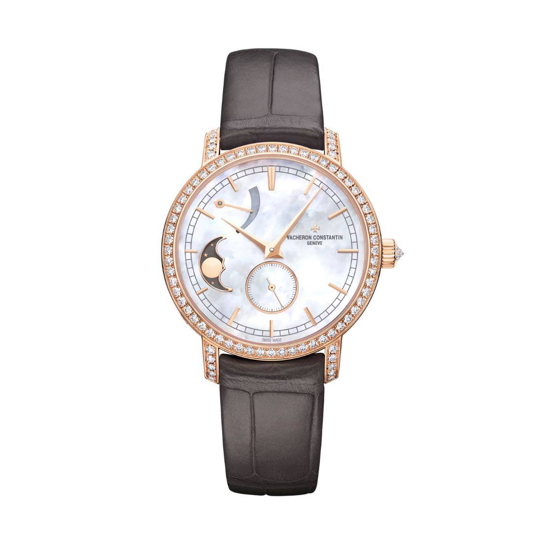 Đồng Hồ Vacheron Constantin Traditionnelle White Moon Phase 83570/000R-9915