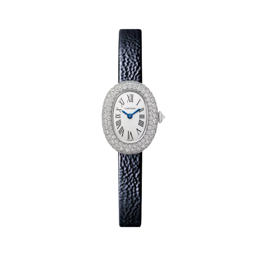 Đồng Hồ Cartier Baignoire White Gold Silver Dial 18.7mm WJBA0070